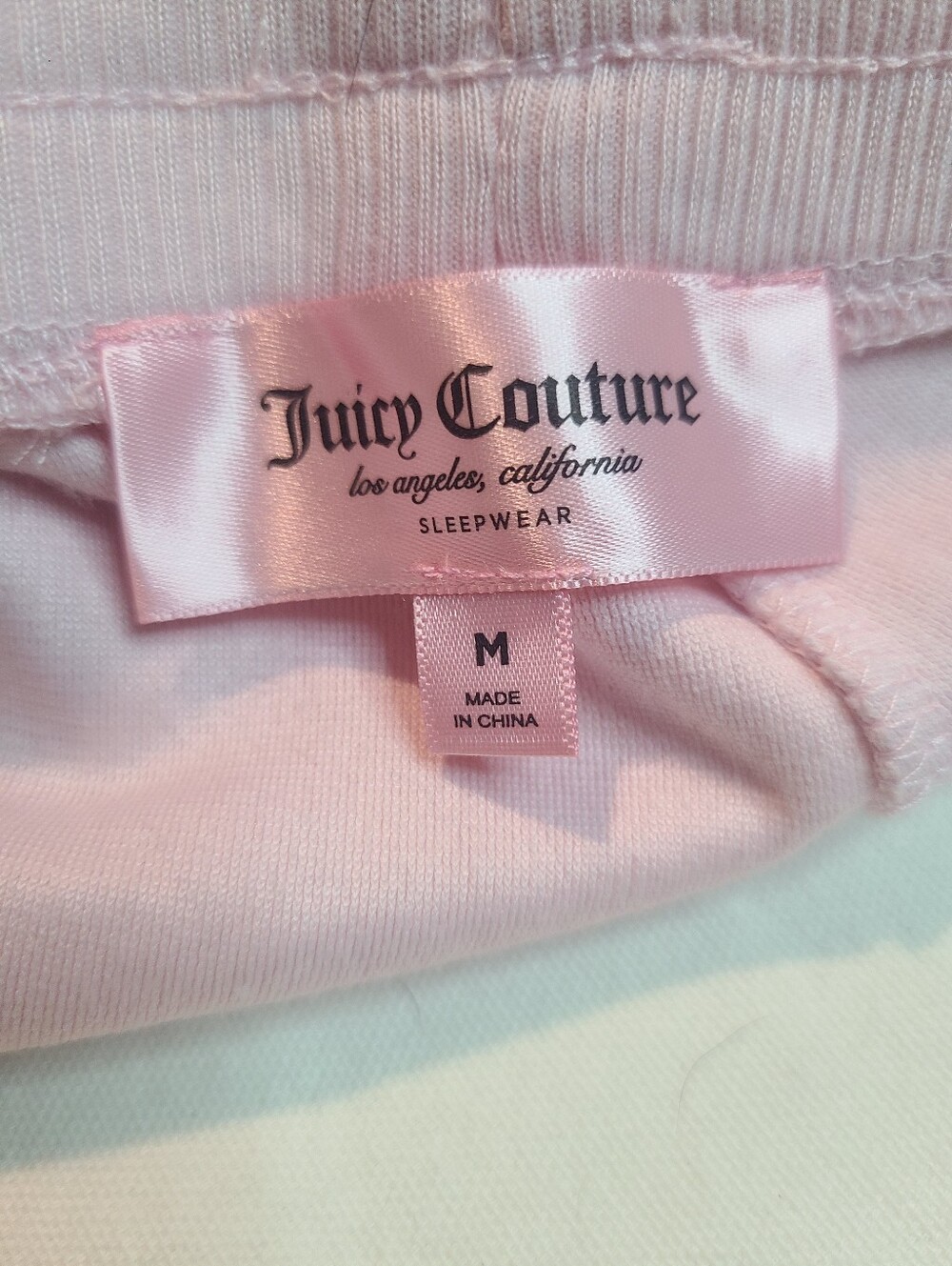 Juicy Couture Light Pink Sleepwear Top - Satin Label